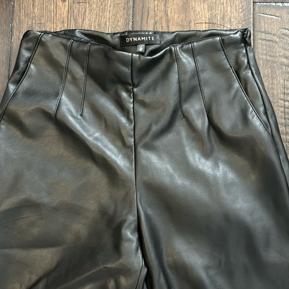 COPY - Dynamite Kendall Faux Leather Slim Pants - Picture 1 of 4